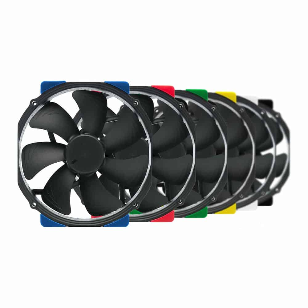 (image for) Noctua NF-A15 HS-PWM 140mm CHROMAX Round Frame Fan with Swappable Anti-Vibration Pads